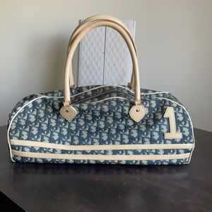 Auth Vintage Dior Monogram Canvas Bag